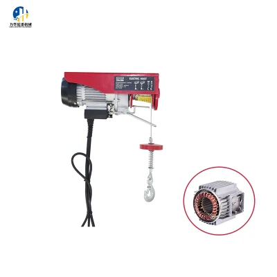 Mini grue électrique de câble de grue de 200kg 220V 230V pour soulever le mini palan électrique de PA de câble métallique